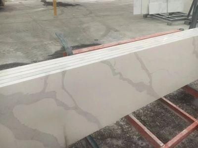 Hot Sale Artificial Stone Calacatta White Quartz Slabs with Different Colors Direct Factory