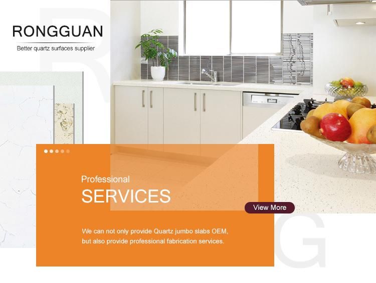 Quartz Stone Vanity-Top for Kitchen and Bathroom Counter-Top
