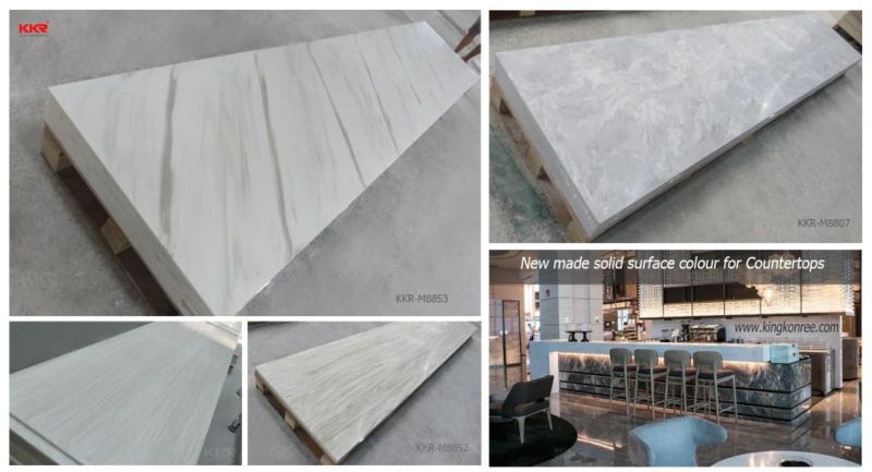 Artificial Stone Modified Acrylic Sheet 12mm/ 20mm/ 30mm Corian Solid Surface