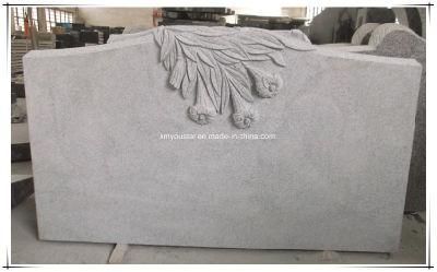 American Tombstone Serp Top Memorial Sculpture by Hand Monument Logo