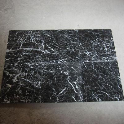 High Polished China Black Stone Marble Tiles Price Nero Marquina