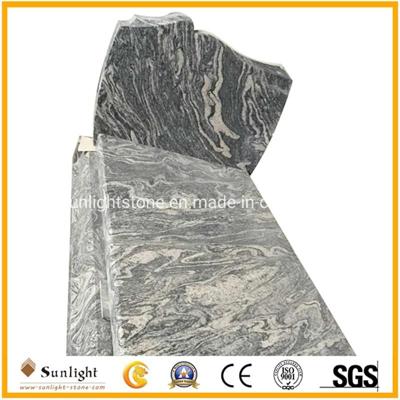 China Juparana, Sand Wave Granite Monument/Headstone/Granite Stone Tombstone