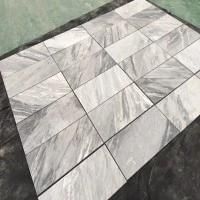 Best Flooring Choice Natural Carrara Grey Marble Tiles Polished Indoor Floor Tile