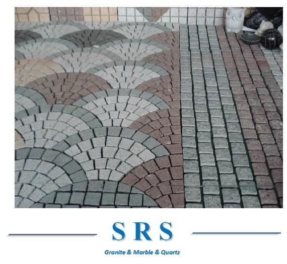 Project Granite /Marble/Basalt/Slate/Tumbled/Sandstone/Porphyr/Granite Stone Pavement/Cube Stone