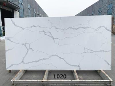 White Artificial Quartz Stone Slab Used for Decoration