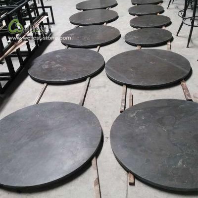 L828 Blue Limestone Countertops Cafe Table Tops Blue Stone