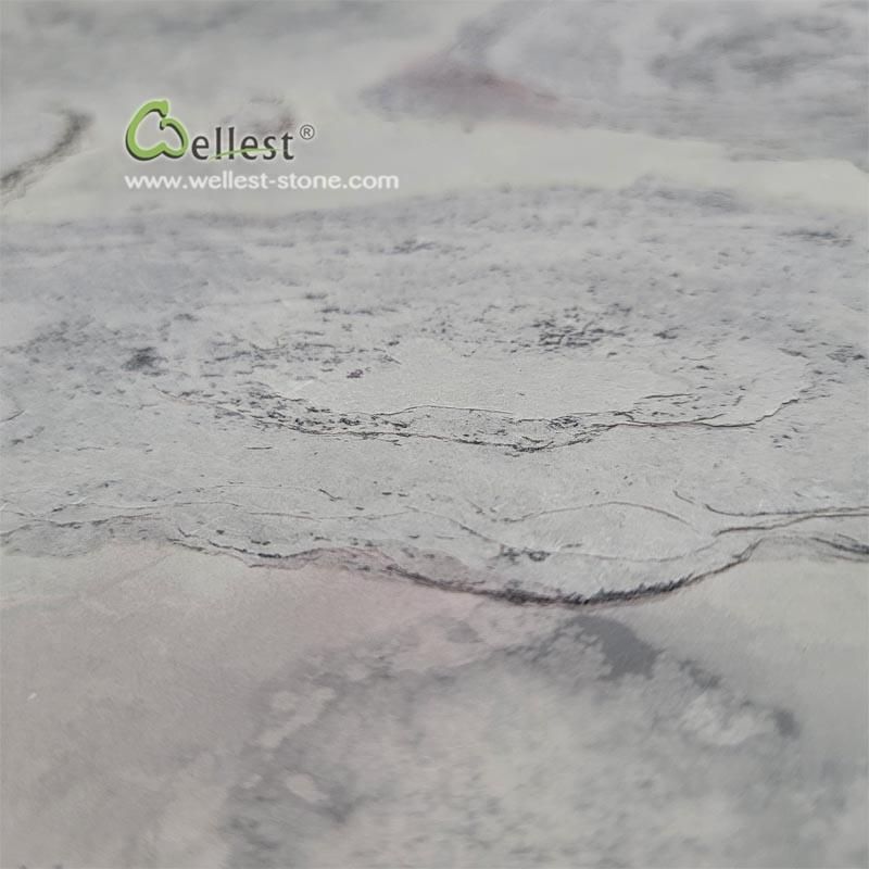 Eco-Friendly Cloudy White Interior Wall Paneling Natural Flexible and Super Light Ultra Thin Stone Veneer for Background Wall