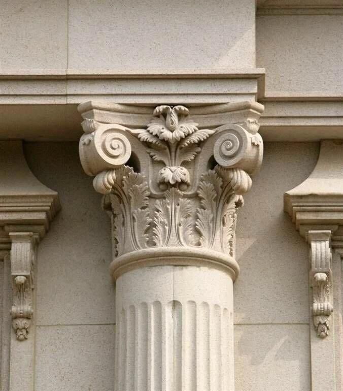 Decoration Cheap Eypt Beige Marble Roman Column