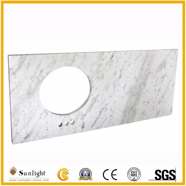 Popular Natural River White Granite Bathroom Vanity Countertops, Island Tops