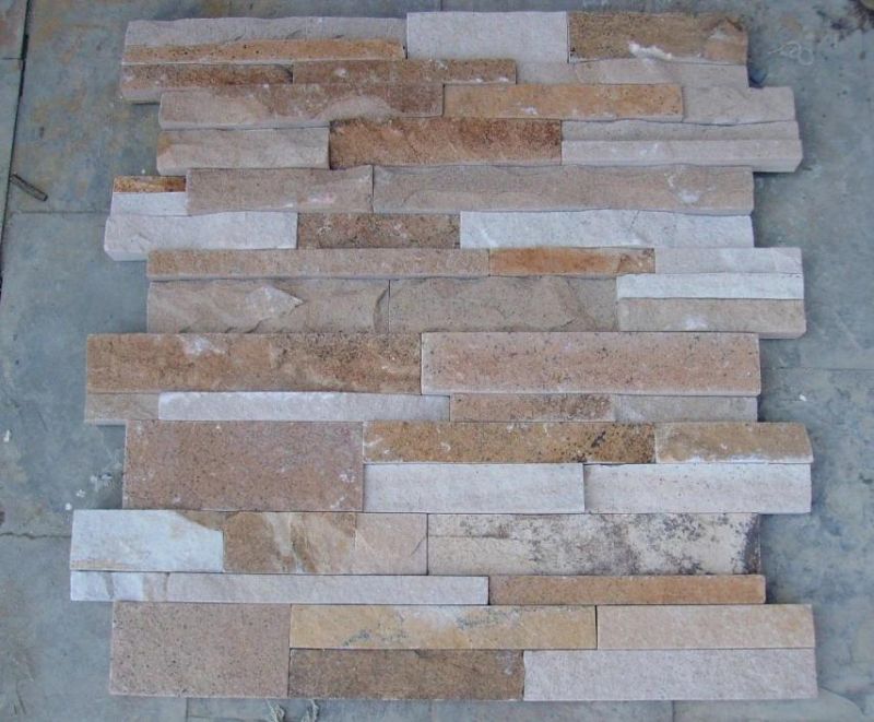 Natural Slate Rusty Irregular Wall Stone for House