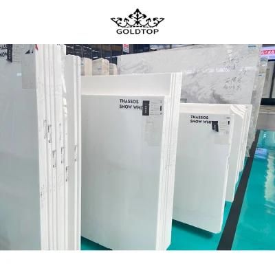 High Quality Good Price Natural Pure White Marble Floor Tiles Table Slabs