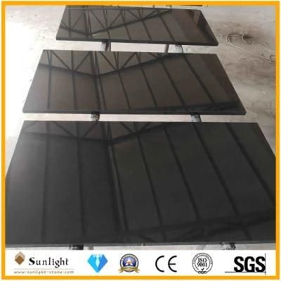 Custom Chinese Absolute Black Granite Stone, Shanxi Black Granite for Tombstone Cover