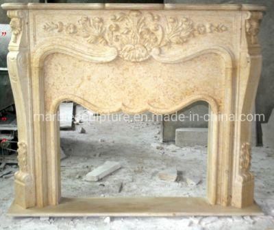 Factory Price Well Polished Marble Fireplace Surround (SY-MF305)