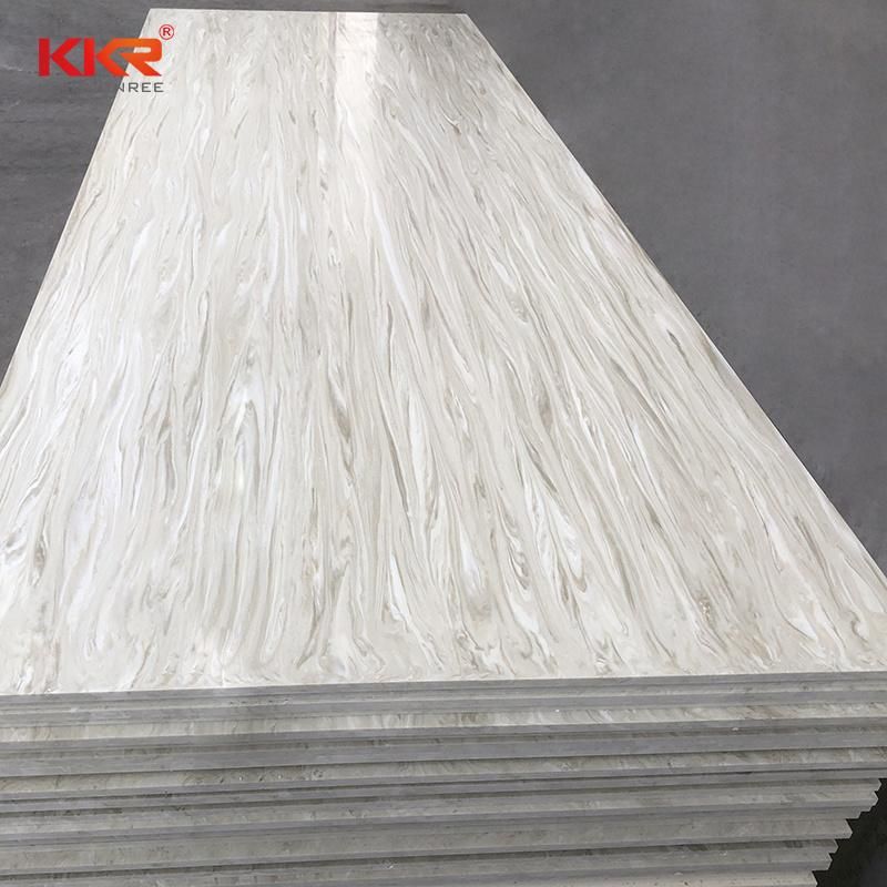 Solid Surface Bathroom Modified Acrylic Stone Marble Sheet DuPont Corian