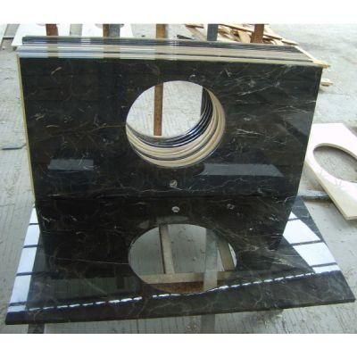 Domestic Customized Green Marble Vanity Tops for Bathroom