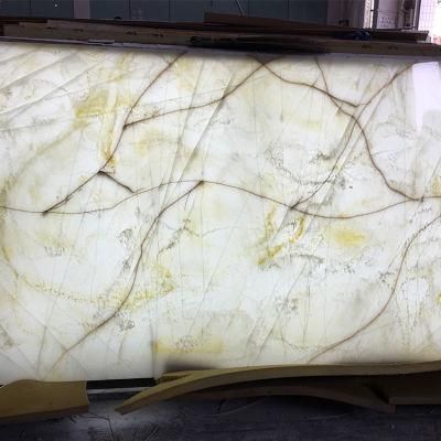 2021 Hotel Decorative Alabaster Acrylic Wall Panel Acrylic Sheet