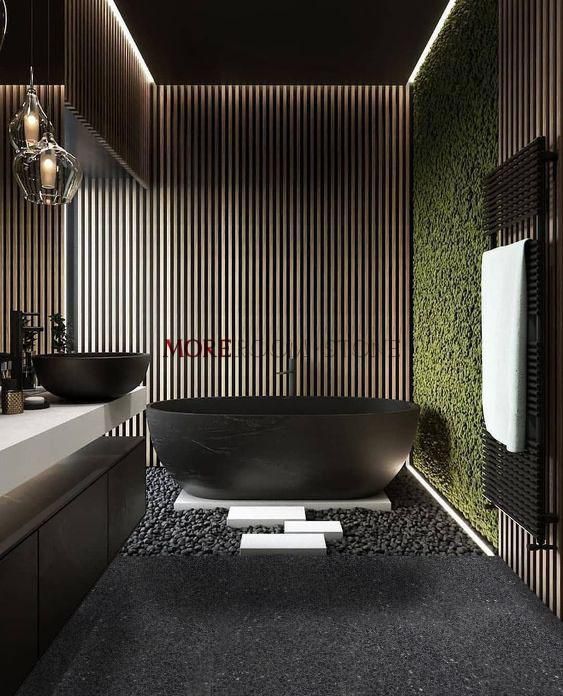 New Design Black Terrazzo Tile Flooring Residential for Sale