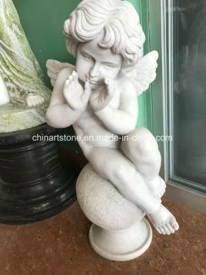 White Marble Statue/ Portrait/ Sculpture/People/Girl/ Angel for Home Decoration