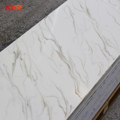 Solid Surface for Thermoforming White Marble Marble Stone for Kitchen and Bathroom