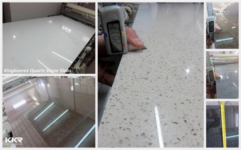 Kingkonree High Density Artificial Silestone Quartz Marble for Kitchen Set