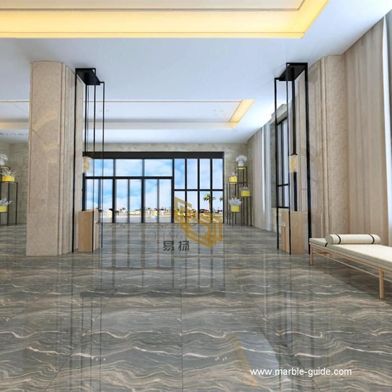 Natural Stone Marble Tile Polished Slabs for Flooring/Fireplace/Table/Background/Wall/Countertop