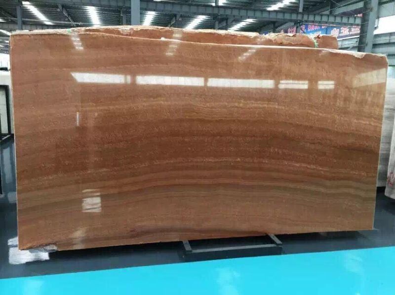 Yellow Wooden Marble, Marble Tile and Marble Slab