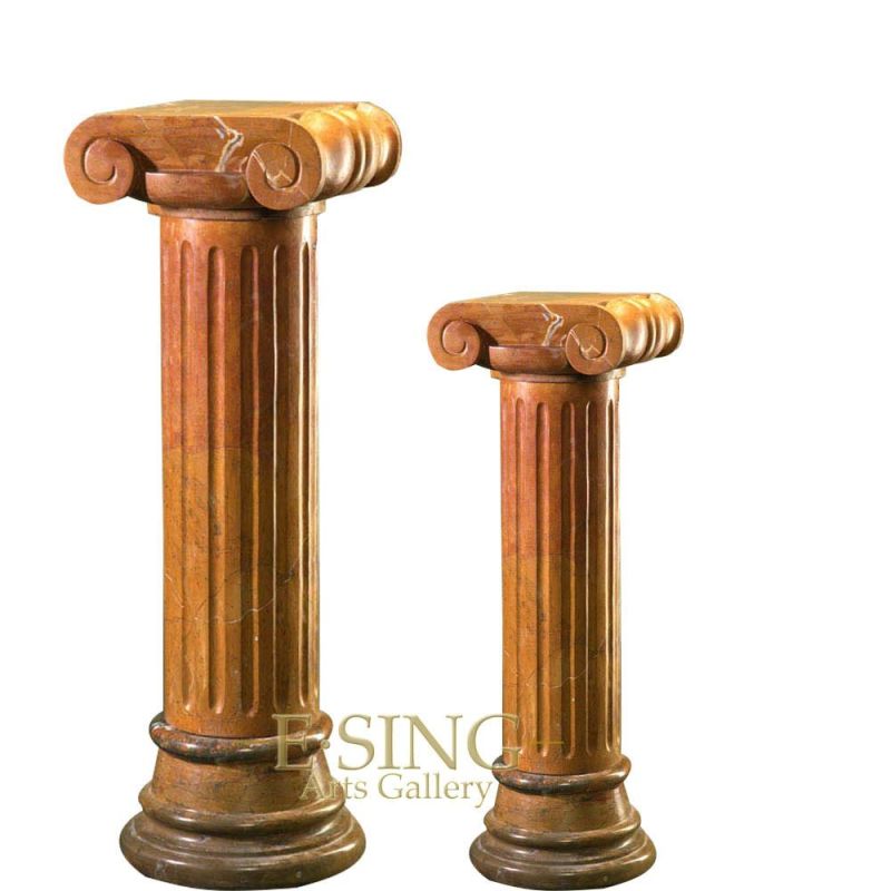 Natural Stone Indoor Base Small Decorative Marble Pillar