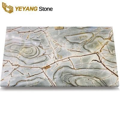 New Green Marble Type Wild Green with Thin Veins Slab/Tile/Floor/Flooring/Paving/Wall/Bathroom/Kitchen/Tile