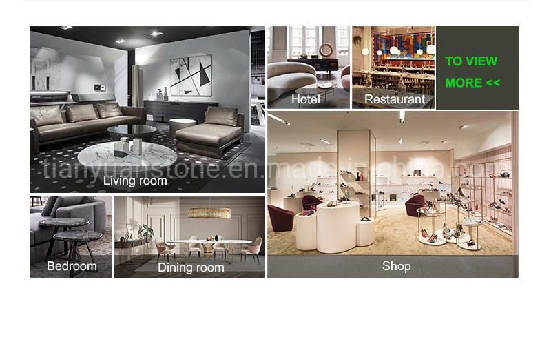 Wholesale Customized Modern Indoor Banquet Table Round Marble Restaurant Table