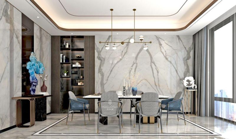 White Natural Italian Marble Calaeatta Table Countertop /Tile /Slab /Wall/ Background/ Flooring