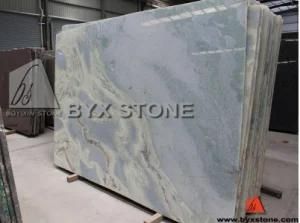 Calcite Caraibica Green Granite Slab for Flooring, Wall, Countertop