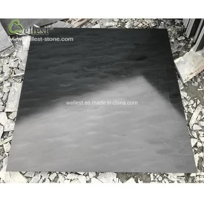 Black Slate Fireplace Surrounding Pedestal Base