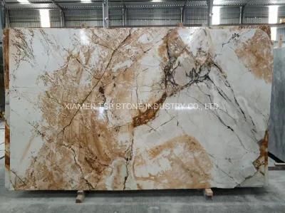 Exotic Roman Impression Quartzite Slab for Countertop, Wall &amp; Flooring Tiles