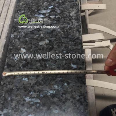 Beautiful Blue Pearl Polish Granite Walling Flooring Tile for Villa Hotel Restaurant