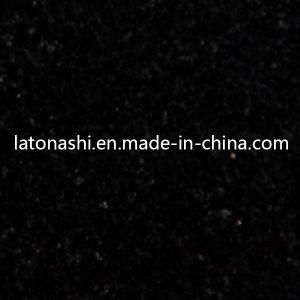 Polished Natural Stone Black Granite Tile for Floor and Wall