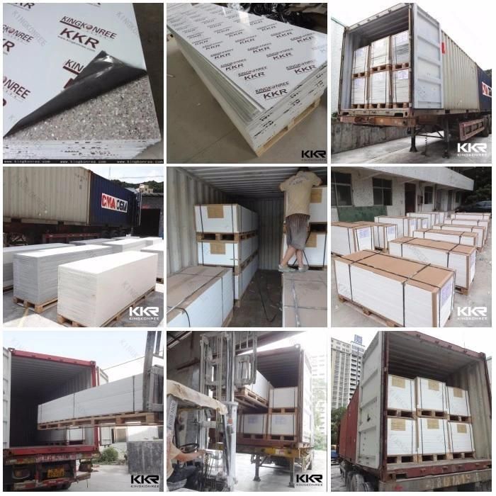 Resin Stone Building Material Shower Wall Panel Solid Surface Slabs