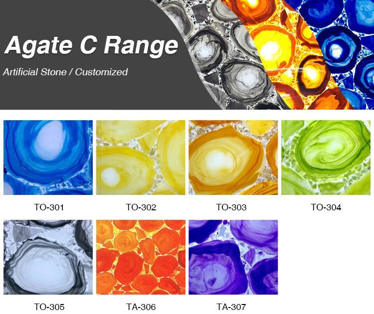 Luxury Interior Decorative Translucent Agate+Honeycomb Floor and Wall Tiles