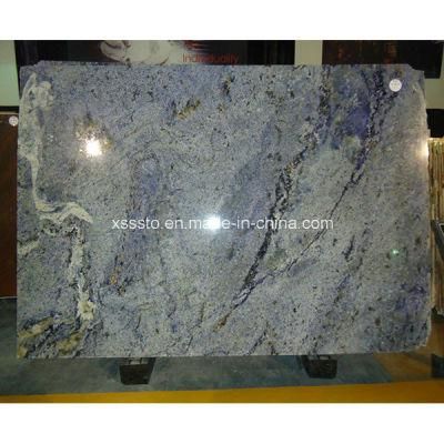 Azul Bahia Granite Slab for Flooring and Walling