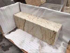 Egyptian Beige Marble Step, Riser, Stair