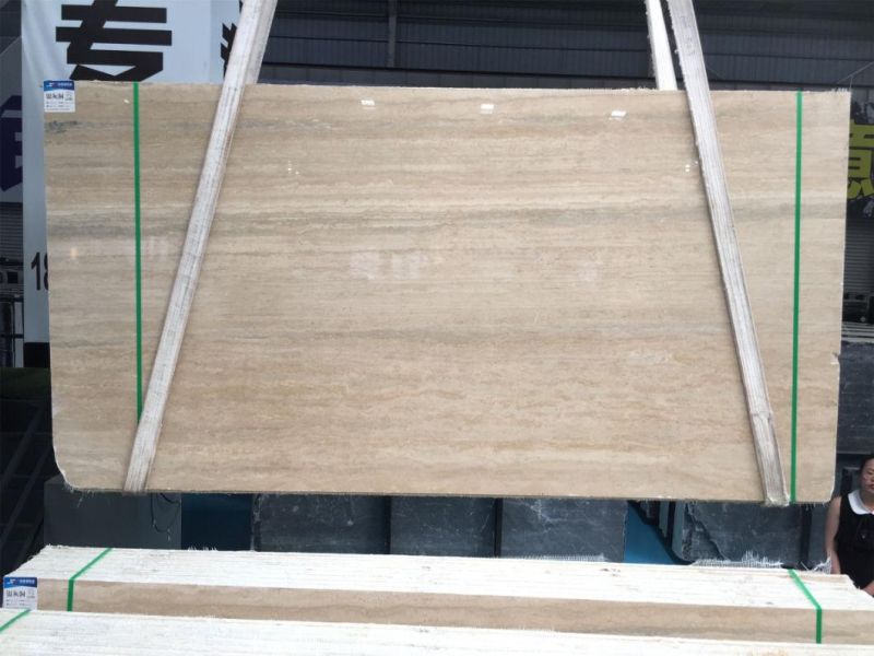 Travertine Beige Marble Stone for Flooring Tiles Slabs Countertops/Worktops/Vanitytops