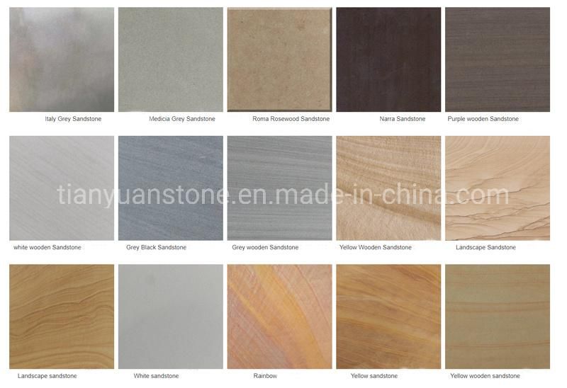 Black Sandstone Tile with Honed Finish for Wall Cladding and Paving