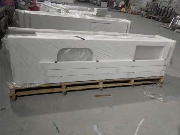 Blue Red White Artificial Quartz Countertop Vanity Tops, Kitchen Tops, Bathroom