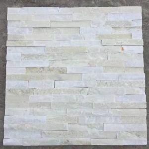 Natural Split Yellow and White Onyx Culture Stone