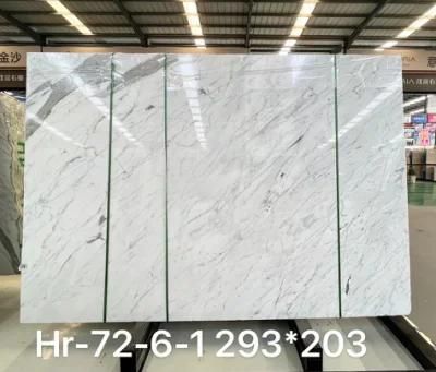 Luxury Decoration Italy White Marble Calacatta Slab Tiles