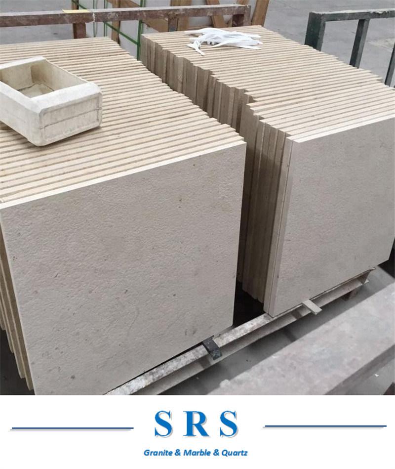 Antique /Split Face Aloewood Beige/Limestone for Floor Tile, Wall Cladding, Wall Tile/Slab/Stair