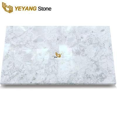 Calacatta Grey Quartzite Marble Slabs Super White Marble for Kitchen/Walling