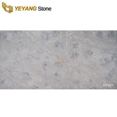 Sparkle Grey Quartz Artificial Engineered Quartz for Kitchen/Bathroom Countertop Manufacturer
