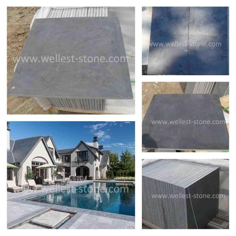 Cheap Price Semi Grid Antislip Pool Deck Bluestone Tiles
