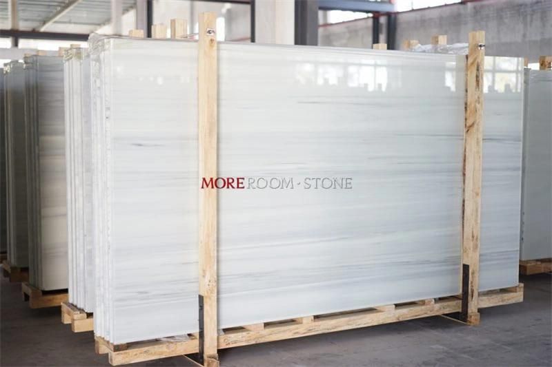 Engineered Stone Factory Translucent Solid Surface White Faux Marble for Wall Decor