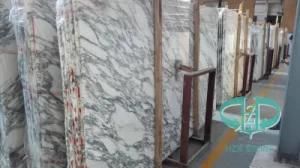 Hot Sale Natural Arabescato White Marble for Slab, Floor, Countertops